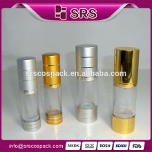 Wholesale empty cosmetic bottle Airless Pump Container For Skincare And 15ml 20ml 30ml 50ml 100ml 200ml Plastic Bottle